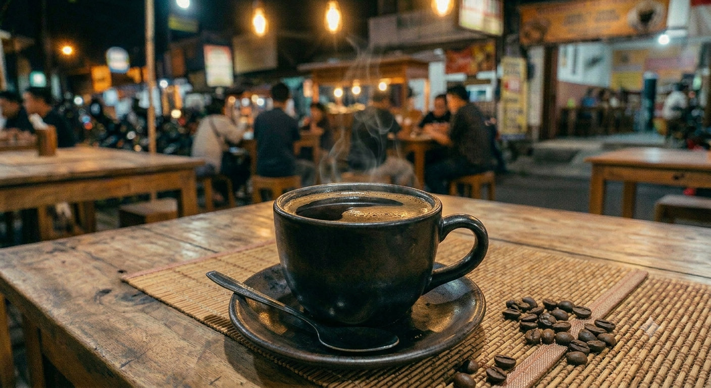 Kopi Hitam Robusta Seduhan Manual